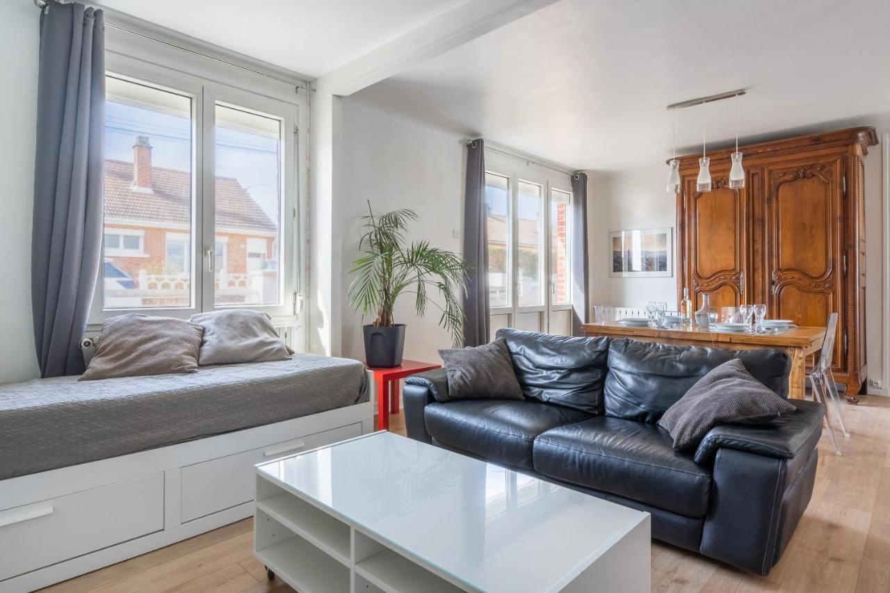 Maison Confortable, Terrasse Et Jardin A Amiens Kültér fotó