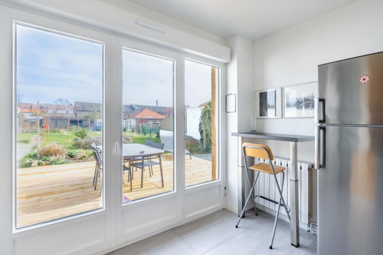 Maison Confortable, Terrasse Et Jardin A Amiens Kültér fotó