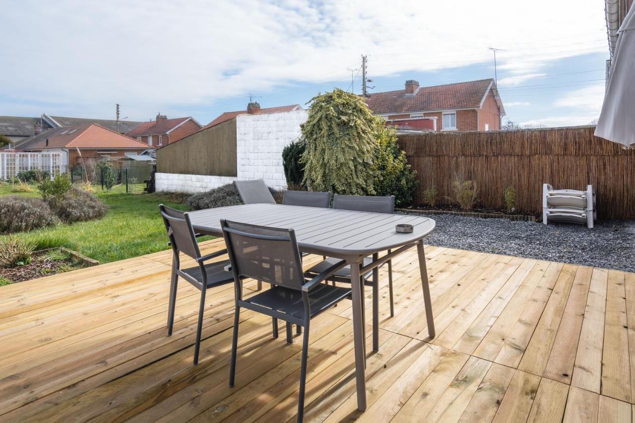 Maison Confortable, Terrasse Et Jardin A Amiens Kültér fotó